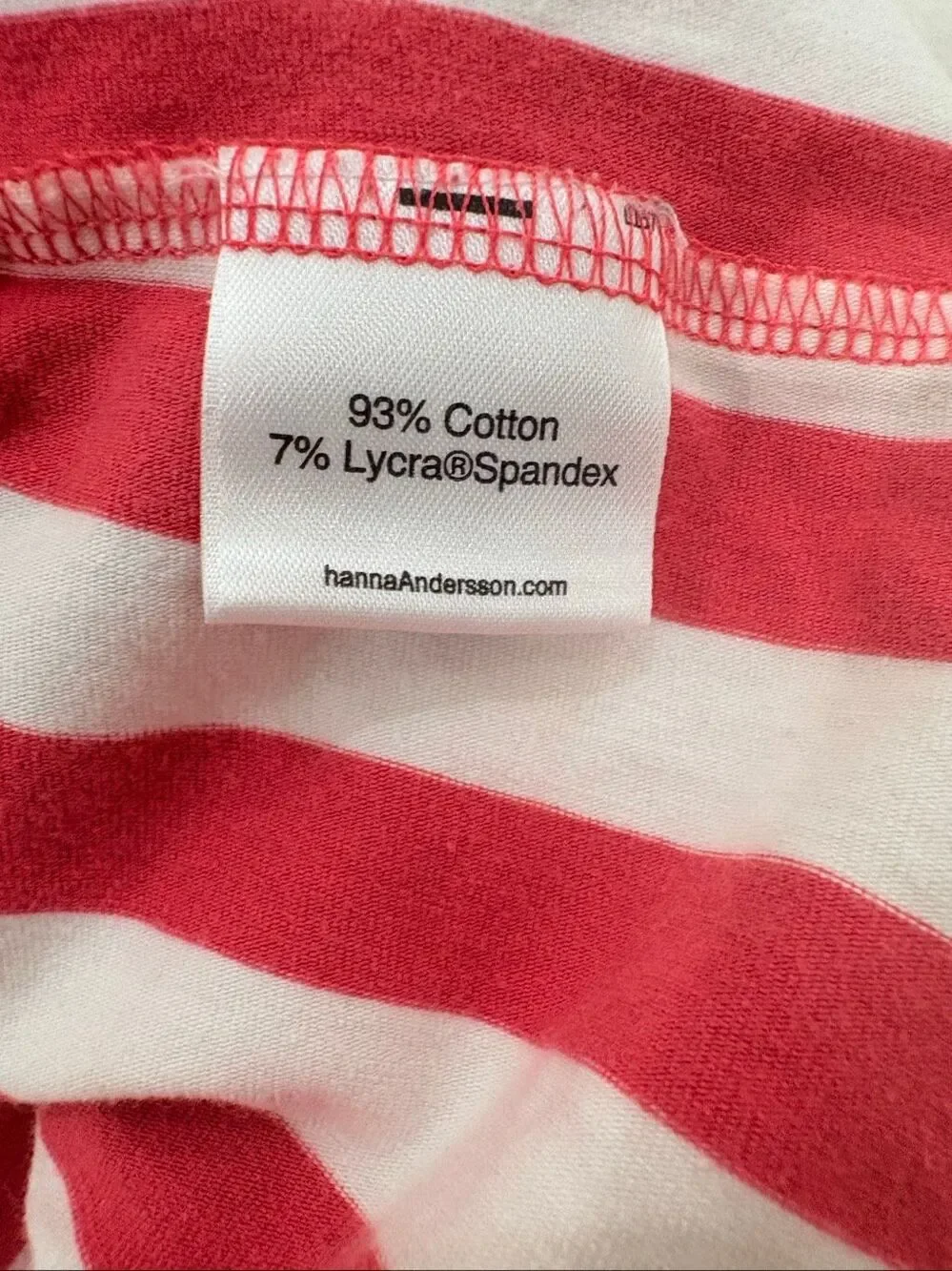 Hanna Andersson Organic Cotton Striped Dress Long Sleeve Size 140 10 Kids